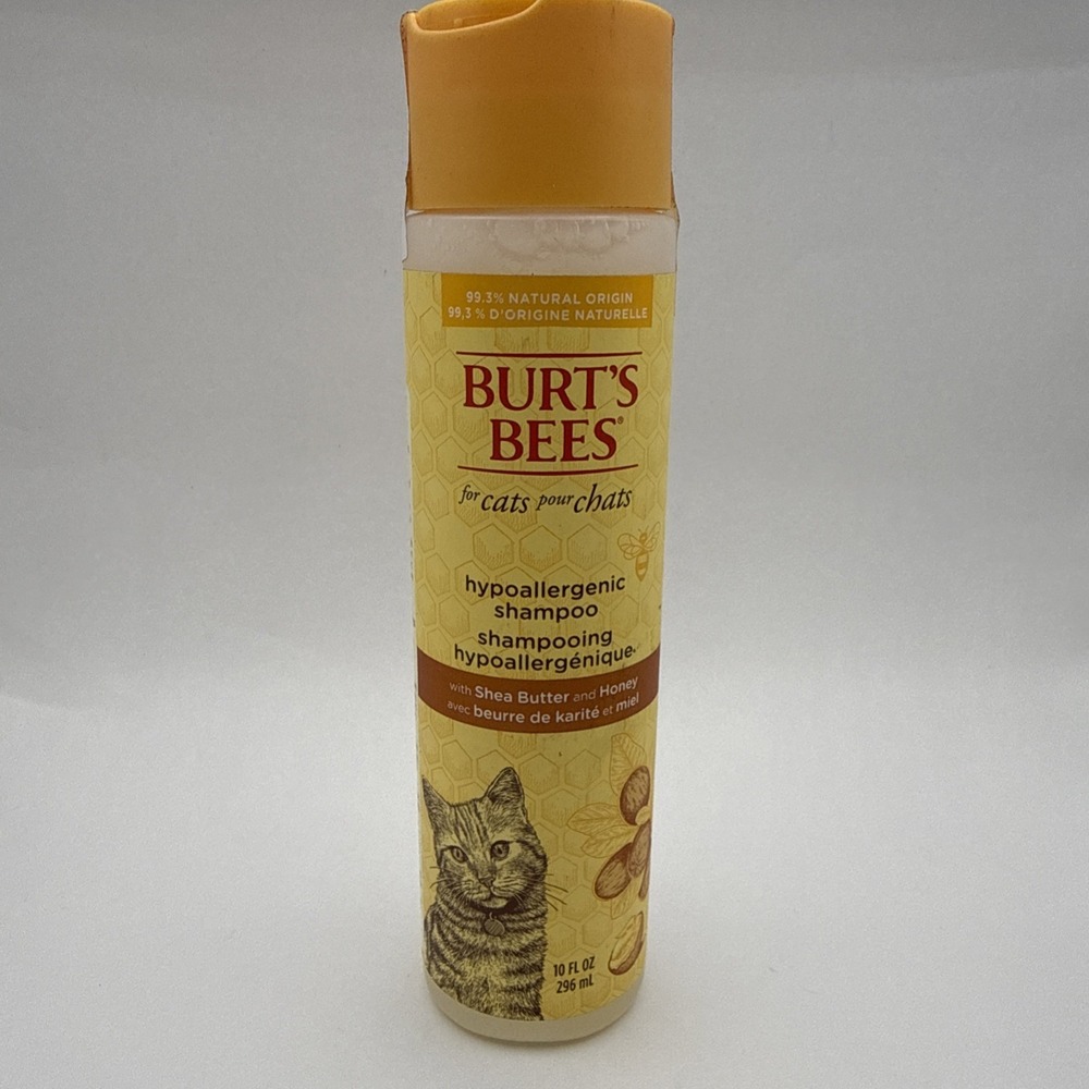 Burt's Bees for Cats Hypoallergenic Cat Shampoo w/ Shea 10 Fl Oz 1 Pack 80% Full
